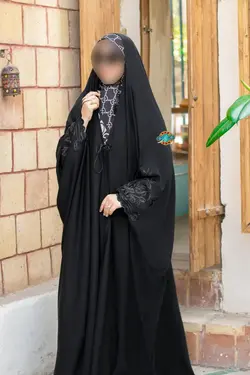 چادر جده گلدوزی طرح ارکیده