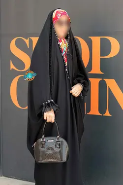 چادر  جده گلدوزی طرح ستاره