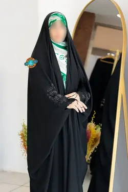 چادر جده گلدوزی مدل نفیسه