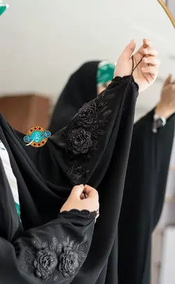 چادر جده گلدوزی مدل نفیسه