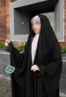 چادر عربی مروارید دوزی مدل سوگل جشنواره بهاره - فروشگاه حجاب بنی فاطمی - بزرگترین فروشگاه مجازی حجاب در ایران