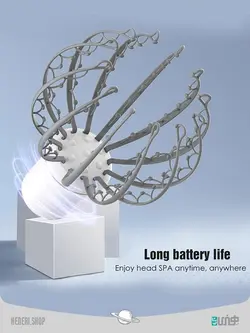 ماساژور برقی پوست سر Electric scalp massager
