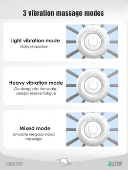 ماساژور برقی پوست سر Electric scalp massager