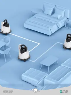 جارو برقی و شست وشو دهنده مبل DREEMA BY100 شیائومی Vacuum cleaner and sofa washer DREEMA BY100 Xiaomi - فروشگاه هنری شاپ | Heneri.shop
