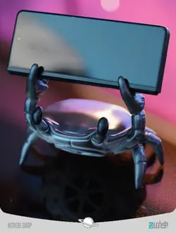 اسپیکر طرح خرچنگ Crab mobile phone holder speaker