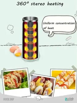 تخم مرغ پز سوسیسی Egg sausage roll maker