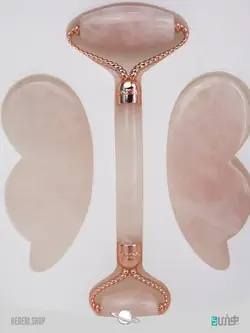 سنگ جیدرولر و سنگ گواشا مراقبت پوستی Hydroller stone and gouache stone for skincare