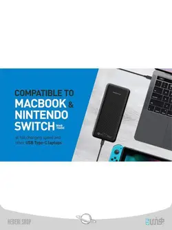 پاوربانک 20 هزار برند مومکس power bank momax 20000ma