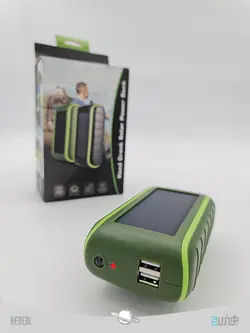 پاوربانک خورشیدی Hand Crank solar Power Bank