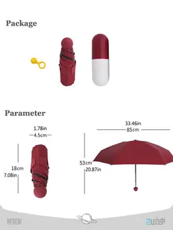 چتر کپسولی WATERPROOF CAPSULE CASE