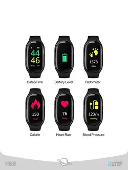 ساعت هوشمند AI با مانیتور ضربان قلب و هدفون بلوتوث وایرلس Smart Watch Lemfo m1 Built-in TWS Wireless BluetoothLEMFO M1