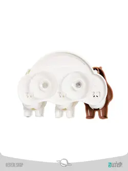 هولدر دیواری مسواک مدل خرس های شجاع برند مینیسو Miniso Brave bears toothbrush wall holder