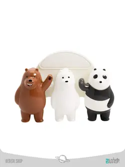 هولدر دیواری مسواک مدل خرس های شجاع برند مینیسو Miniso Brave bears toothbrush wall holder