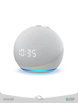 اسپیکر هوشمند با الکسا و ساعت Smart speaker with clock and Alexa echo dot