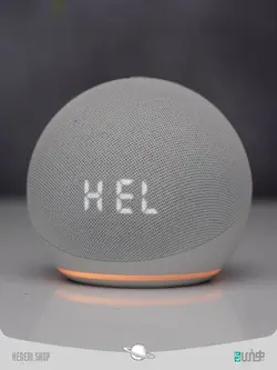 اسپیکر هوشمند با الکسا و ساعت Smart speaker with clock and Alexa echo dot