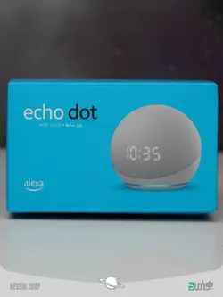 اسپیکر هوشمند با الکسا و ساعت Smart speaker with clock and Alexa echo dot
