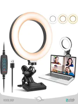 رینگ لایت 6 اینچی 360 درجه 6-inch 360-degree ring light