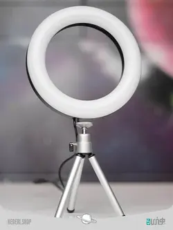 رینگ لایت 6 اینچی 360 درجه 6-inch 360-degree ring light