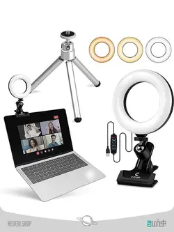 رینگ لایت 6 اینچی 360 درجه 6-inch 360-degree ring light