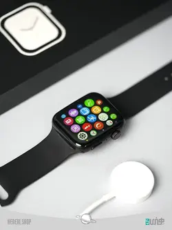 ساعت هوشمند اپل واچ های کپی سری 7 مدل 45mm آلومینیوم Apple Watch series 7 smart watch, 45mm aluminum model