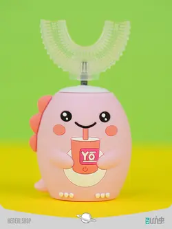 مسواک برقی U شکل کودکان 360 درجه Children's U-shaped electric toothbrush 360 degrees