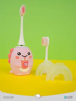 مسواک برقی U شکل کودکان 360 درجه Children's U-shaped electric toothbrush 360 degrees