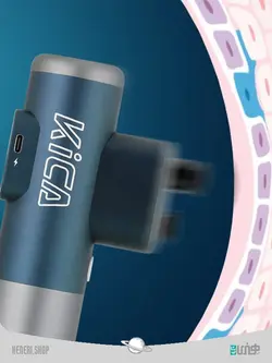 مینی ماساژور تفنگی KICA 3 دو سر با فرکانس بالا KICA 3 mini massager with two high frequency heads