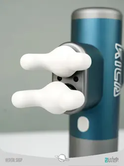 مینی ماساژور تفنگی KICA 3 دو سر با فرکانس بالا KICA 3 mini massager with two high frequency heads
