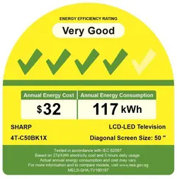 خرید ، قیمت و برسی کامل تلویزیون 50 اینچ 4K شارپ 50BK1X - هیرساکالا