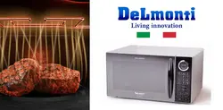 مایکروویو 34 لیتری سولاردم جوجه گردان دلمونتی مدل DL520 - هیرساکالا