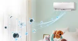 کولر گازی 18000 جنرال T3 طرح لبخندی مدل GNR-18GWN - هیرساکالا