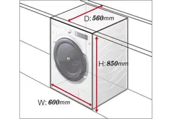 ماشین لباسشویی 7 کیلویی هیتاچی مدل BD-W70PV - هیرساکالا