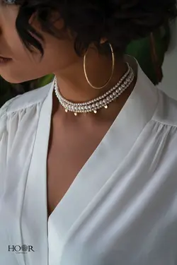 گوشواره حلقه ای دانژه بزرگ