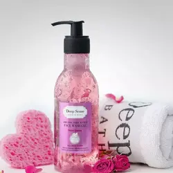 ژل شستشو صورت گلاب دیپ سنس