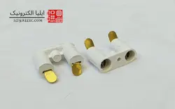 پریزک اتوماتیک با پلاتین برنجی - کد pr17 - ایلیا الکترونیک