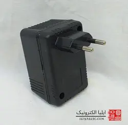 جعبه آداپتور (جعبه ترانس) ۳۰۰ میلی آمپر دو شاخه دار - کد T300 - ایلیا الکترونیک