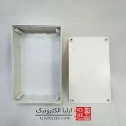 جعبه برد ۱۹×۱۲×۶.۳ سانتیمتر جا پیچ دار سفید - ایلیا الکترونیک