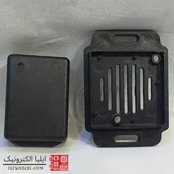 جعبه برد ۵×۴×۲ گوشواره دار جا ترمینال دار مشکی - ایلیا الکترونیک