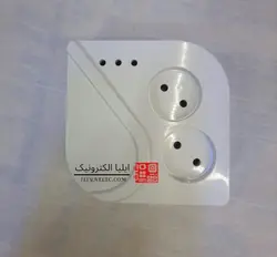 جعبه محافظ یخچال پکیج و کولر گازی 2 پریز (2 خانه) کابل خور - کد mc24 - ایلیا الکترونیک