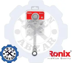 قیمت فروش و مشخصات ست آچار جغجغه دسته تاشو رونیکس مدل RH-2172 - ایران ابزار