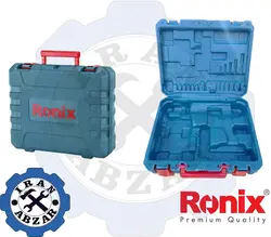 قیمت فروش و مشخصات جعبه دریل شارژی رونیکس مدل 8614 - ایران ابزار