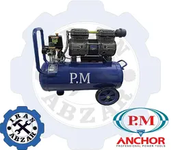 قیمت فروش و مشخصات پمپ باد 30 لیتری سایلنت پی ام مدل TM30 - ایران ابزار