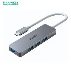 هاب 4 پورت USB-C آکی مدل CB-C62