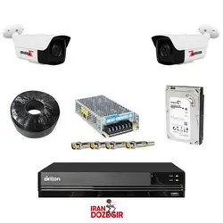 پکیج دوربین مداربسته 2 دوربین بالت Zvision