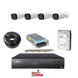 پکیج دوربین مداربسته 4 دوربین بالت داهوا