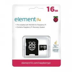 کارت حافظه 16 گیگ ویژه راه اندازی رسپبری پای- محصول Element 14