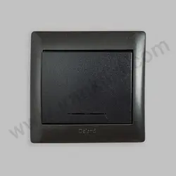 کلید پریز دلند آریا زغال سنگی - کلید پریزفروشگاه ایران کلید - فروشگاه اینترنتی ایران کلید