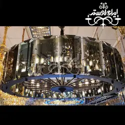 لوستر مدرن لاریسا قطر 100 مشکی