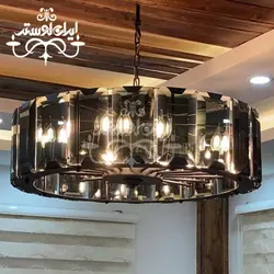 لوستر مدرن لاریسا قطر 80 مشکی