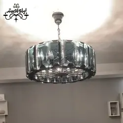 لوستر مدرن لاریسا قطر 70 مشکی